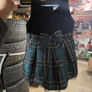 The Children's Place Black Velvet Dress